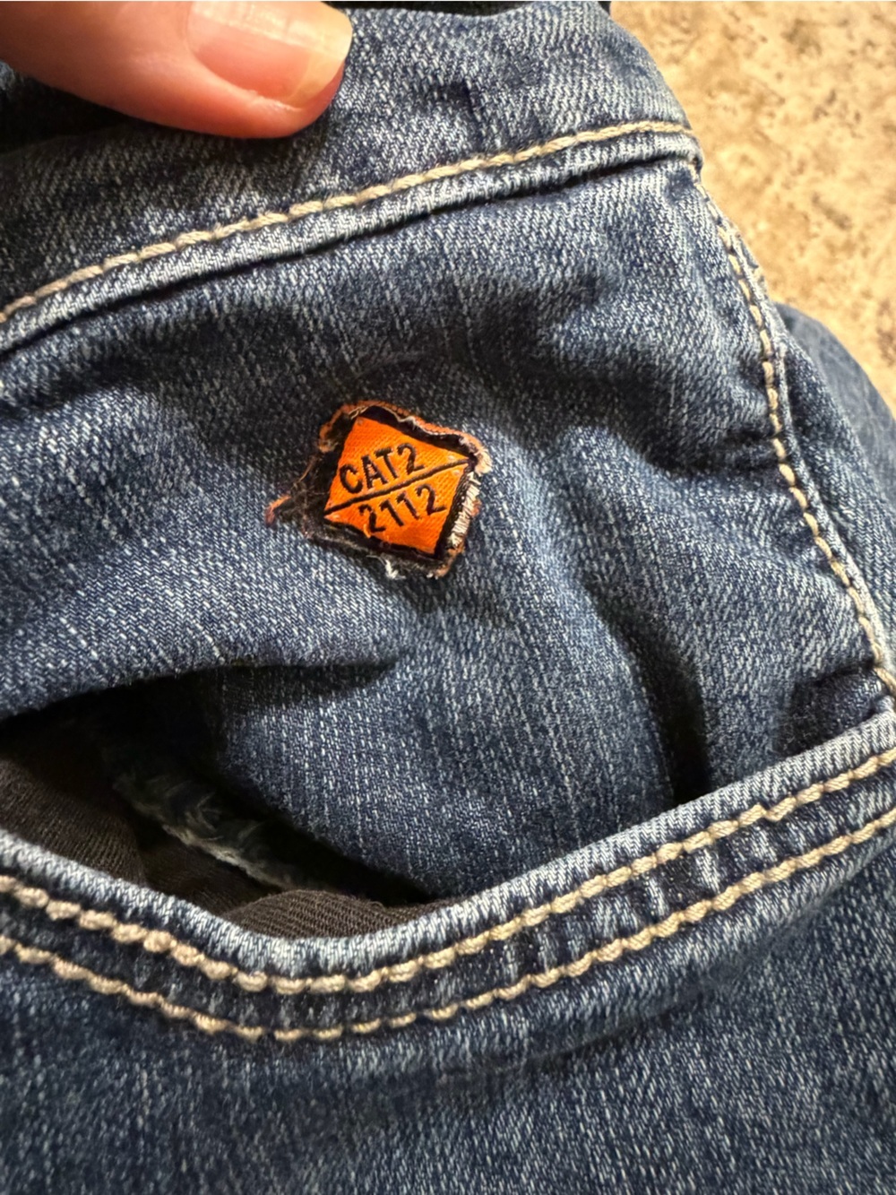 Classic Blue Straight-Leg Denim Jeans - Picture 4 of 8